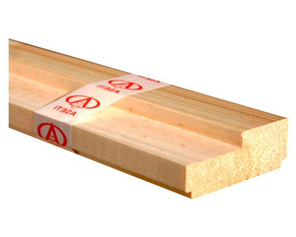 Set marco puerta pino 30x90x5400 mm-0