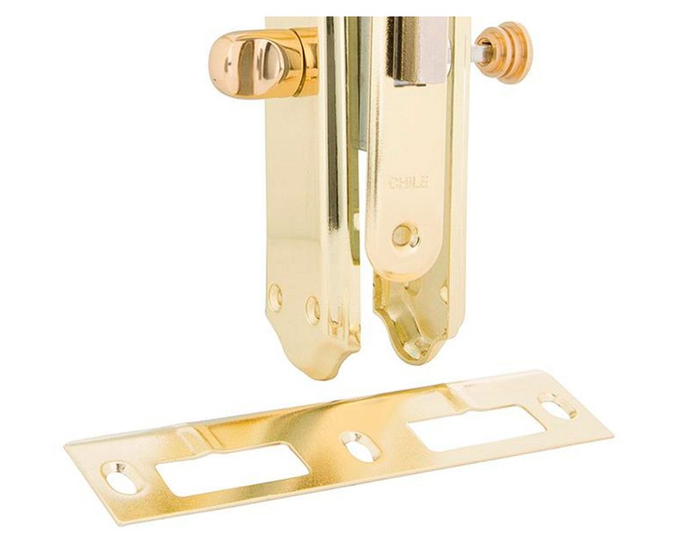 Cerradura embutida manilla baño bronce Anna Poli-2