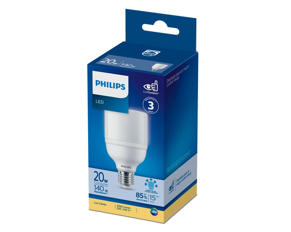 Ampolleta Led 20W E27 luz cálida Bright-1