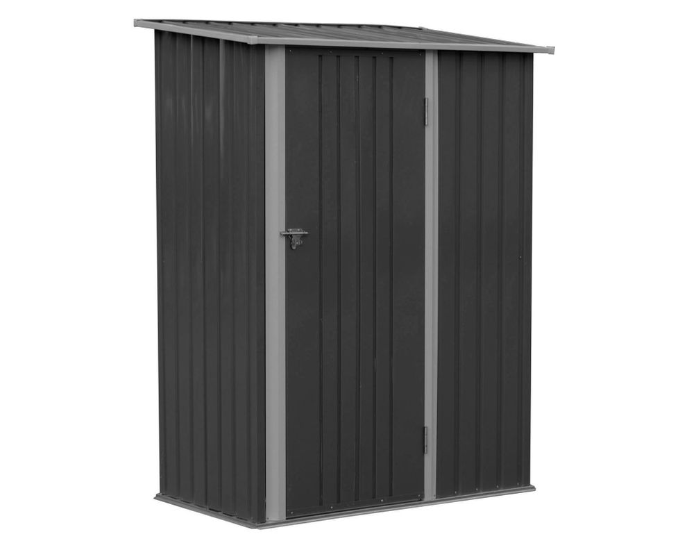 Bodega jardín 142x84x189 cm gris-1