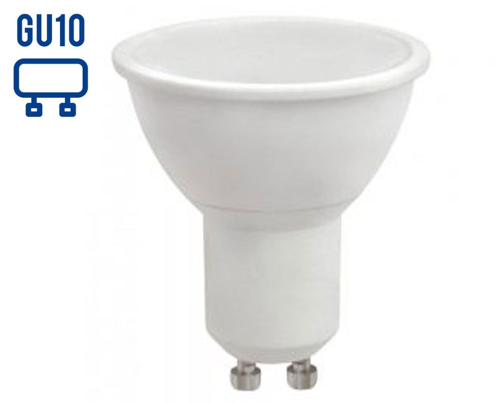 Ampolleta LED 6W GU10 luz cálida Elfa-0