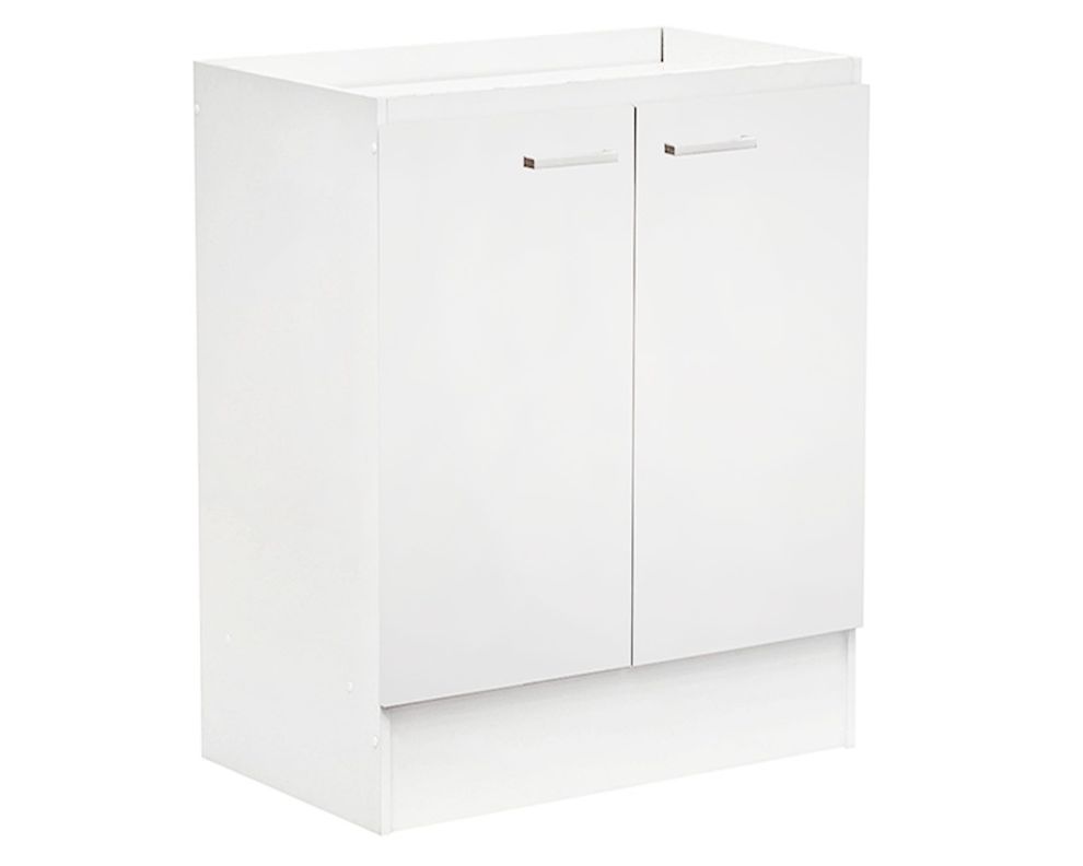 Mueble base lavaplatos 2 puertas Frutillar blanco Mobikit-3