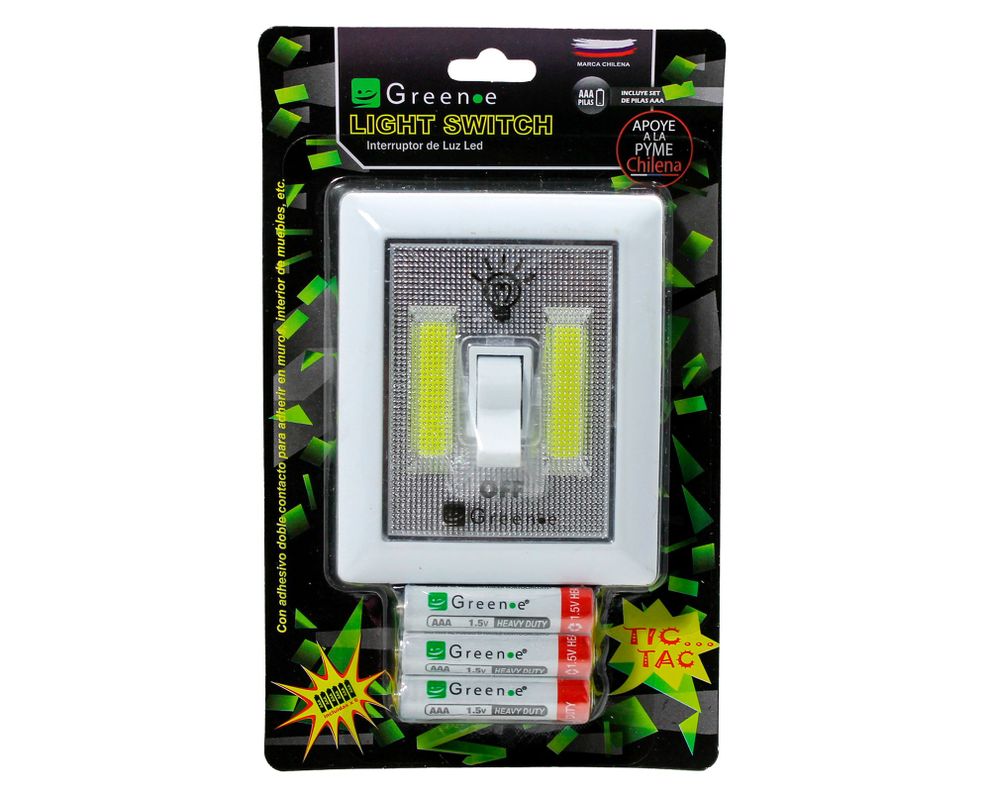 Luz LED decorativa Tic Tac Green-e-2