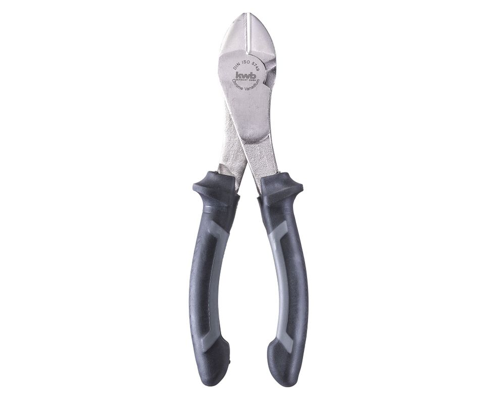 Alicate fuerza corte diagonal 180 mm gris-0