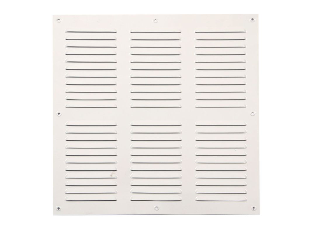 Ventilación 40x40 cm aluminio esmaltado blanco-0