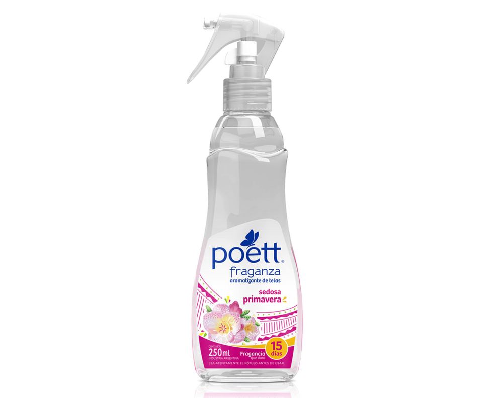 Aromatizador de ropa 250 ml Sedosa primavera Poett-1