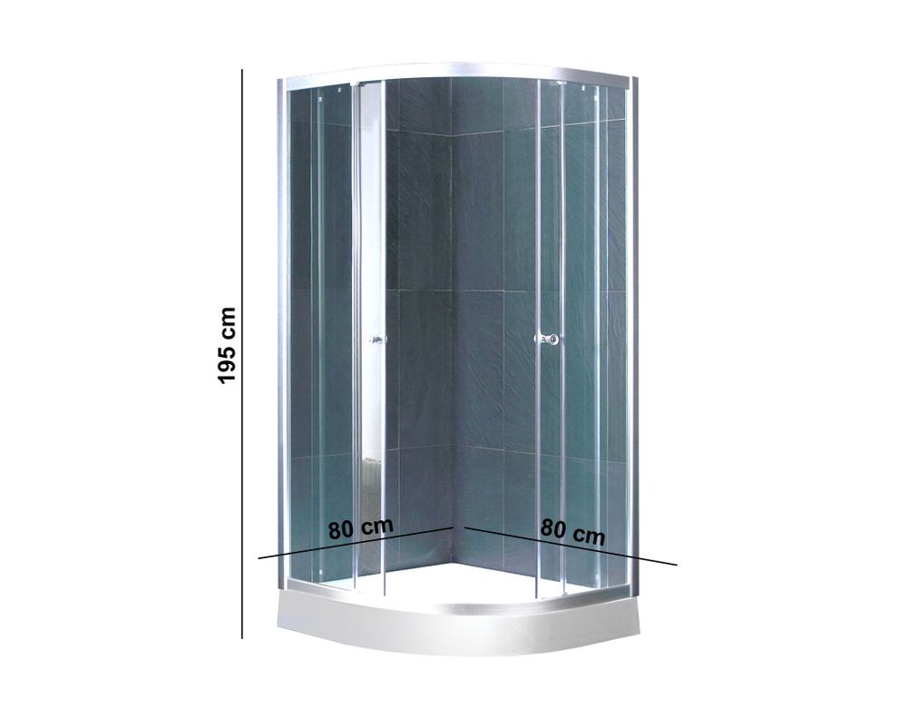 Shower 80x80x195 cm TEB-SHOWERGG7006 Tebisa-2
