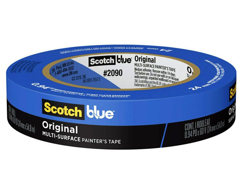 Cinta de tela Masking Blue 24 mm x 54.8 m azul-0