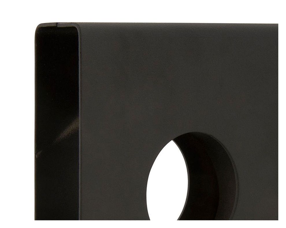 Caja metálica reja para cerradura de sobreponer negra Scanavini-1