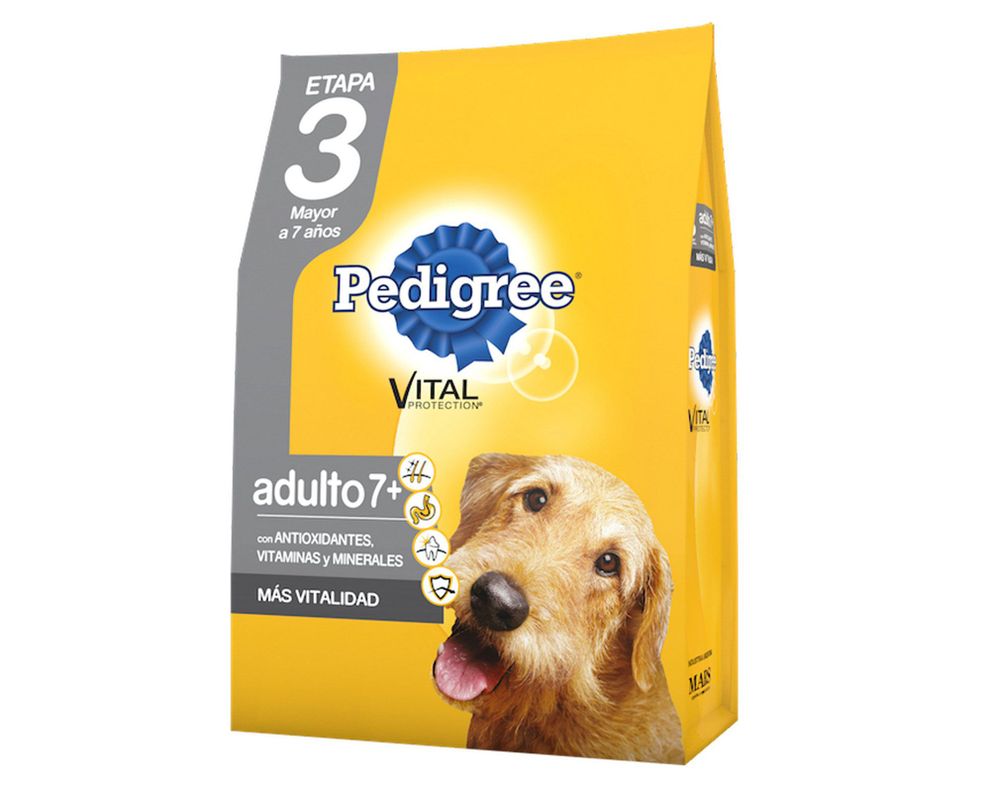 Alimento perro senior 3 kg carne y pollo Pedigree-0