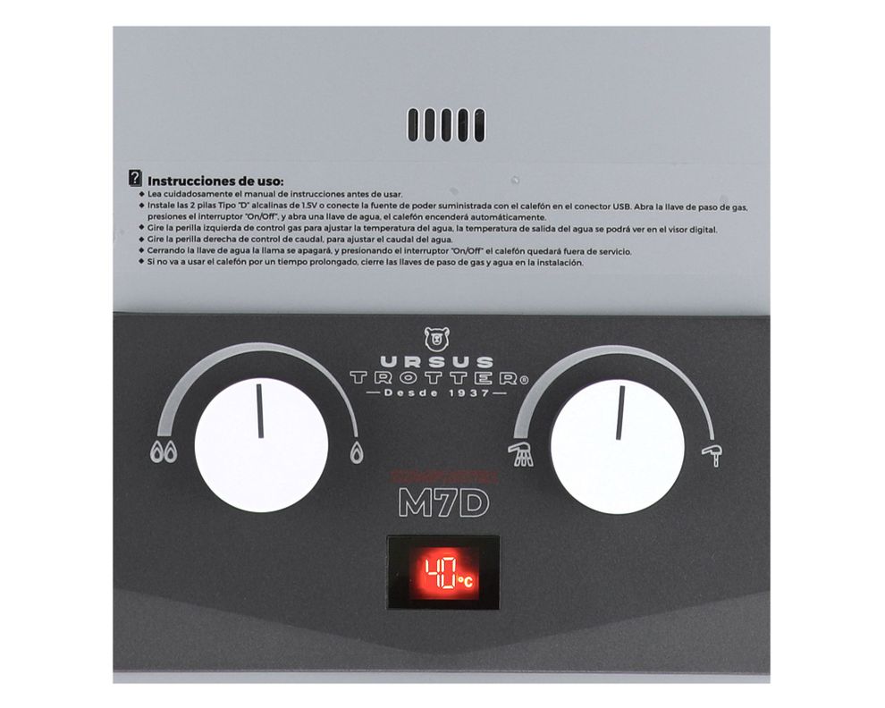 Calefont KOMFORTEK UT M7-D GL 7 lt tiro natural gas licuado-2