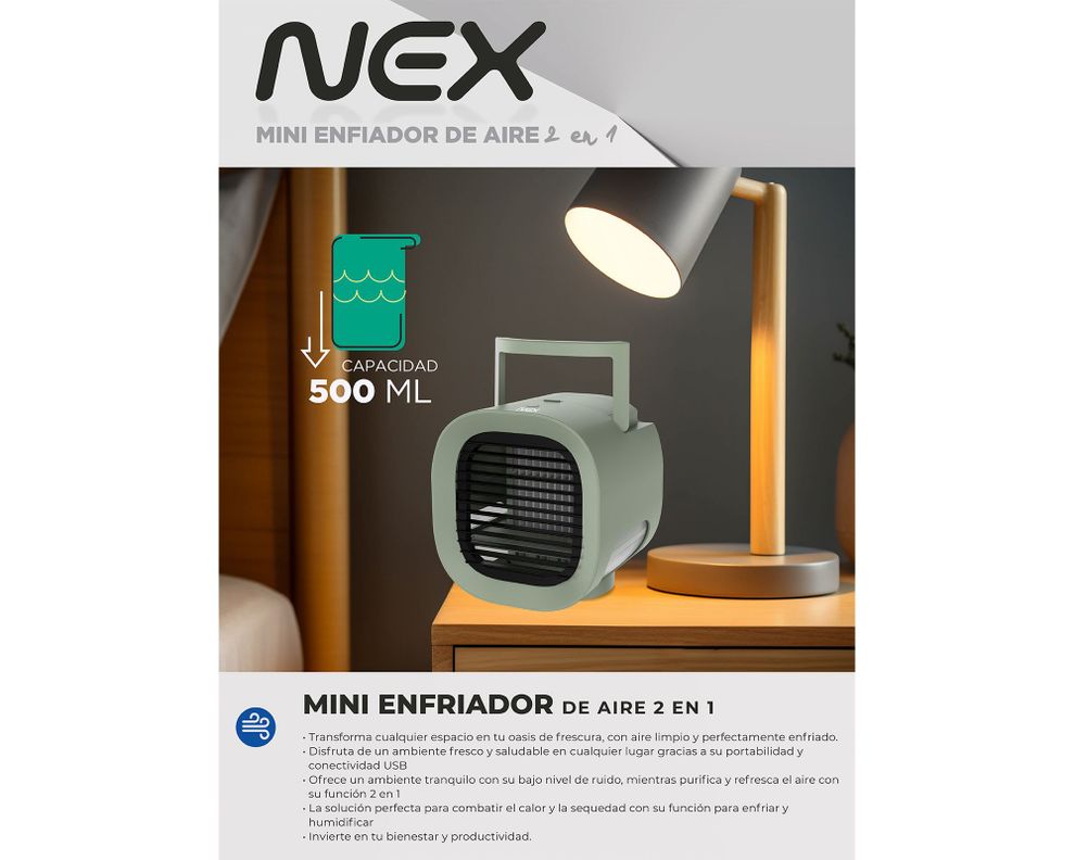 Mini enfriador de aire PRV0822-DWK-4