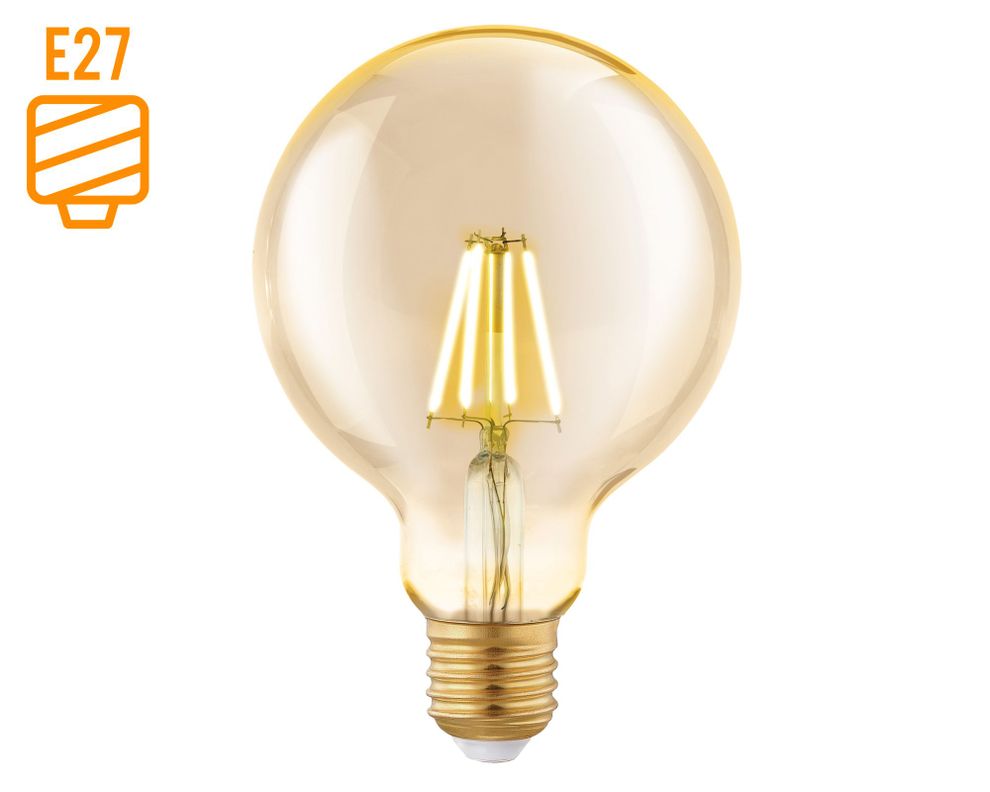 Ampolleta LED 4W E27 luz cálida 330 lúmenes Eglo-0