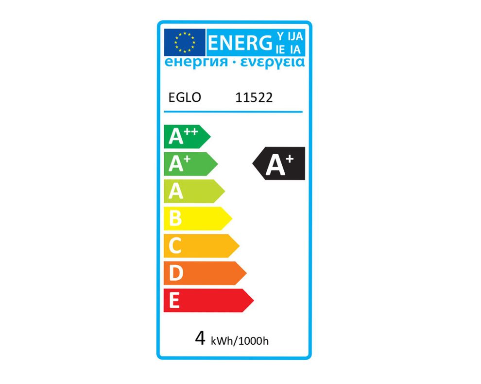 Ampolleta LED 4W E27 luz cálida 330 lúmenes Eglo-3