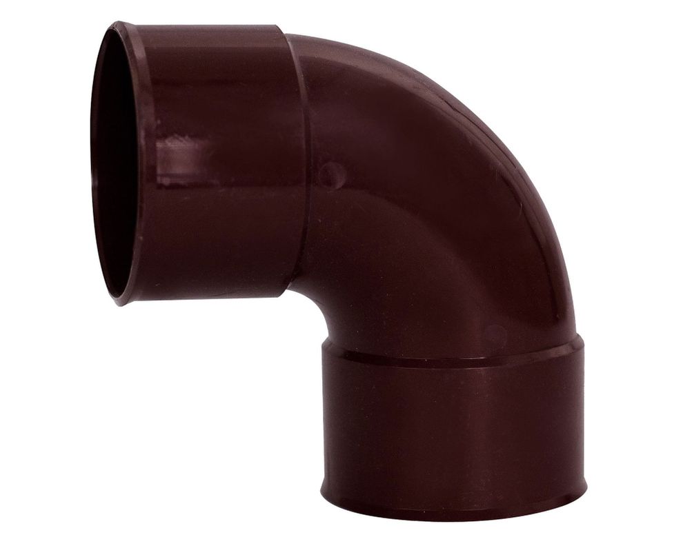 Codo 87,5º M-H PVC marrón-0