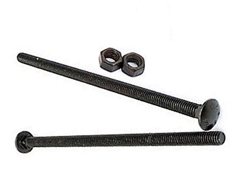 Perno Coche 3/8 x 6'' pavonado con tuerca 2 unidades Imporper-0