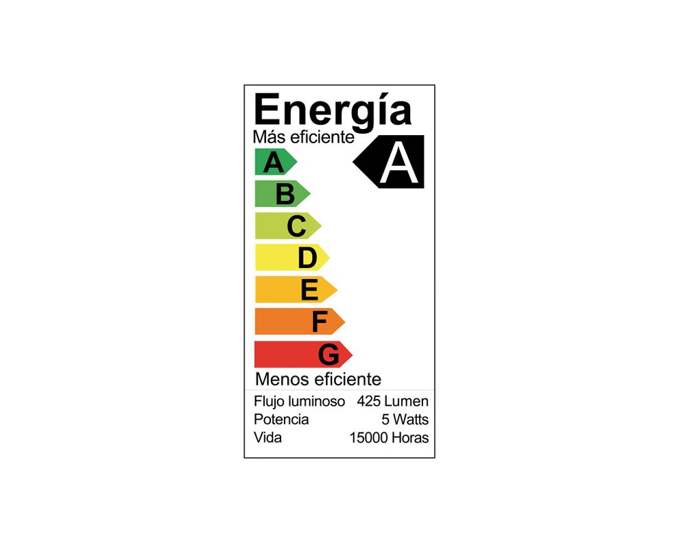 Ampolleta LED 5W GU10 luz cálida-2