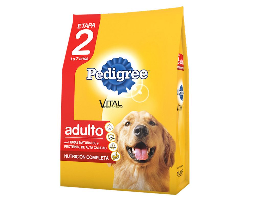 Alimento perro 3 kg carne, pollo y cereal Pedigree-1