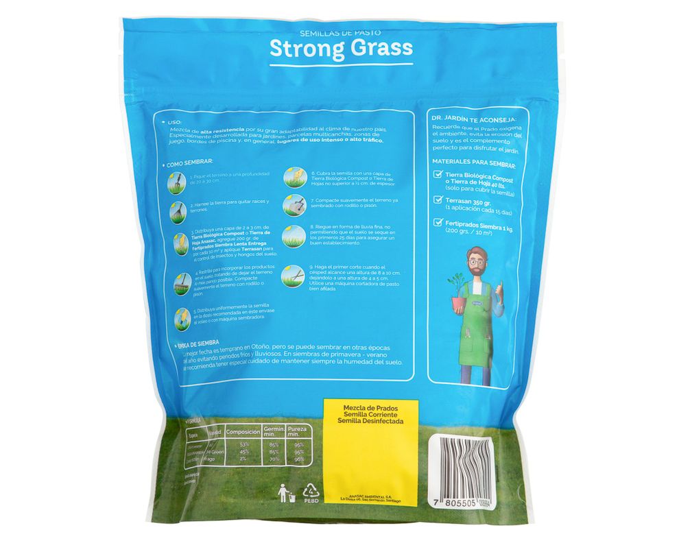 Semilla de pasto Strog grass 1 kg-1