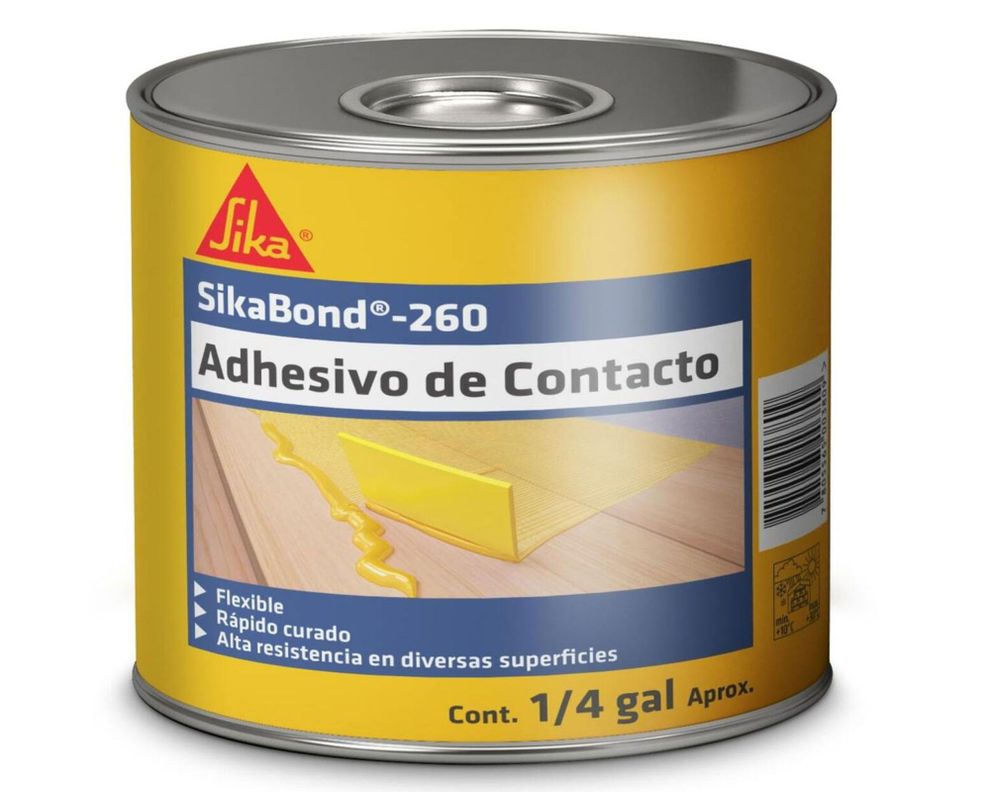 Adhesivo de contacto 1/4 galón Sikabond 260 Sika.-0