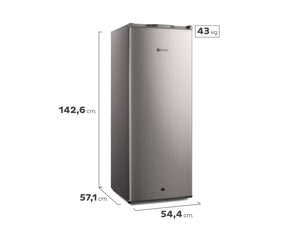 Freezer vertical 157 litros M265V inox-5