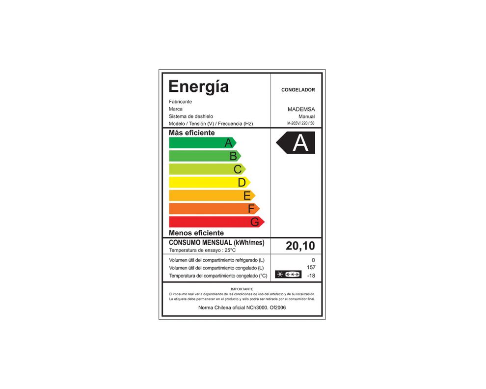 Freezer vertical 157 litros M265V inox-7