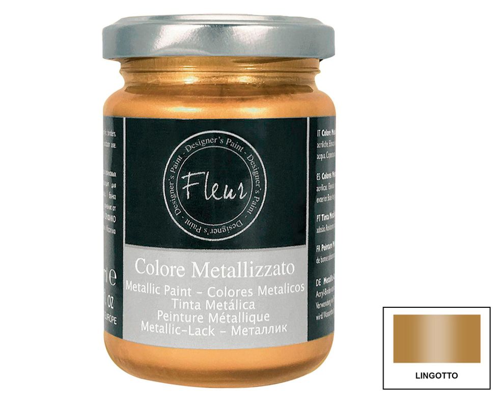 Pintura metálica 130 ml lingotto Fleur-2