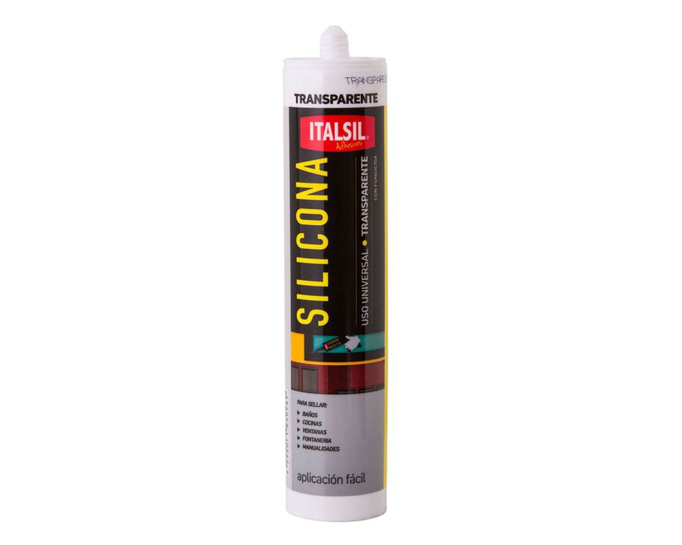 Silicona 300 ml universal transparente italsil-0