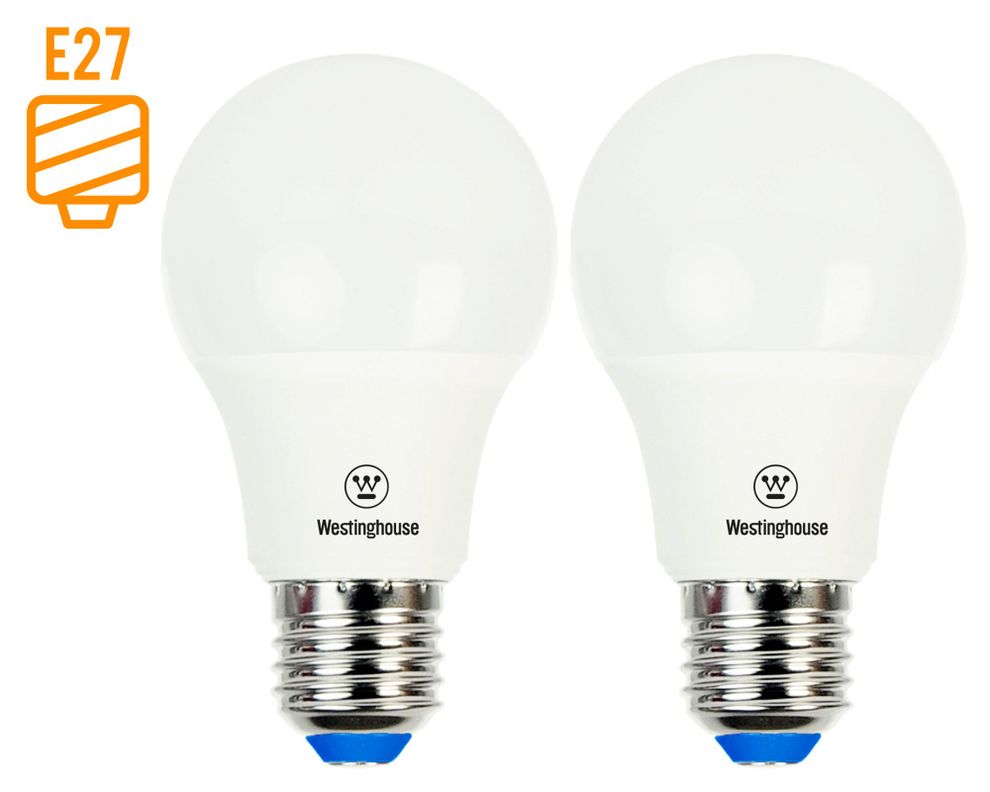 Ampolleta LED 11W E27 luz cálida Bola 2 unidades-0
