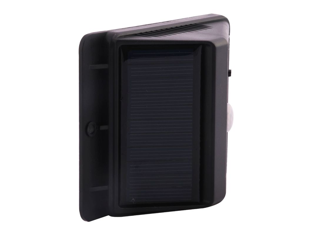 Aplique solar muro 1L LED mini negro ByP-2