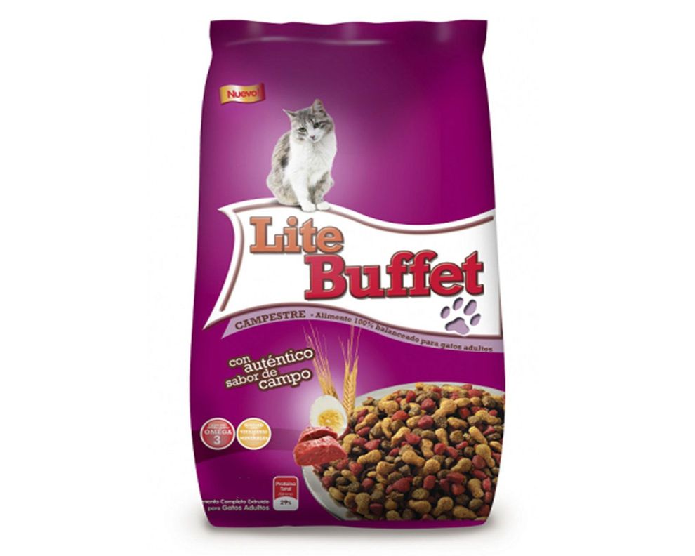 Alimento gato 1 kg Campestre Lite Buffet-0