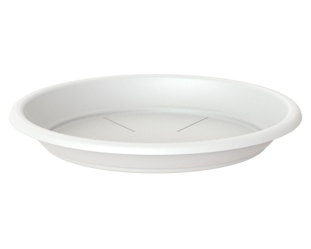 Plato plástico Capri blanco-0
