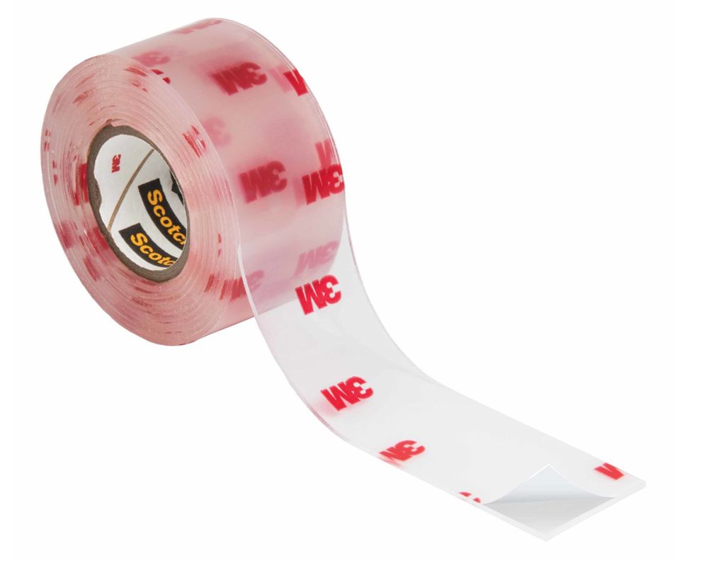 Cinta montaje doble faz Transparente 2.54 cm x 1.52 m-2
