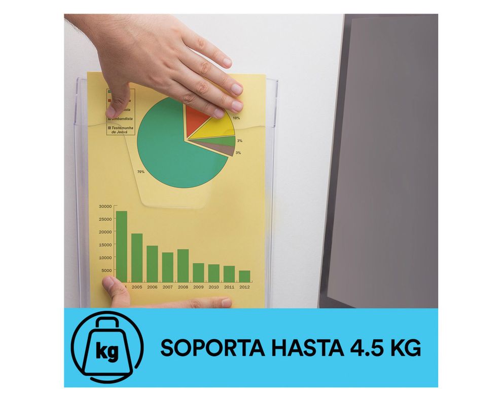 Cinta montaje doble faz Transparente 2.54 cm x 1.52 m-3