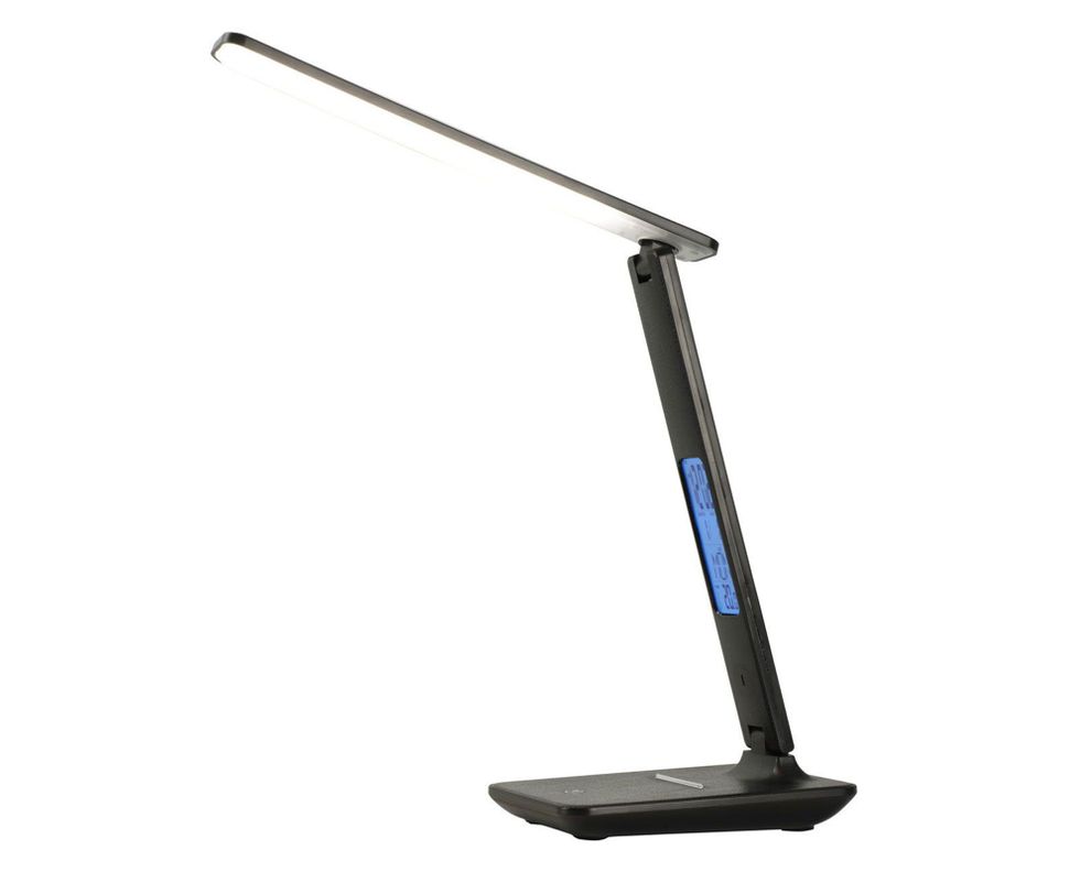 Lámpara escritorio LED Flex samani negro Abitare-2