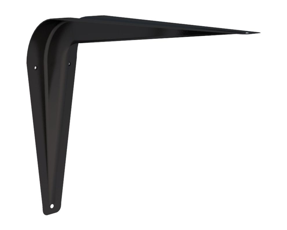 Soporte repisa 13 x 15 cm escuadra negro Ducasse-0