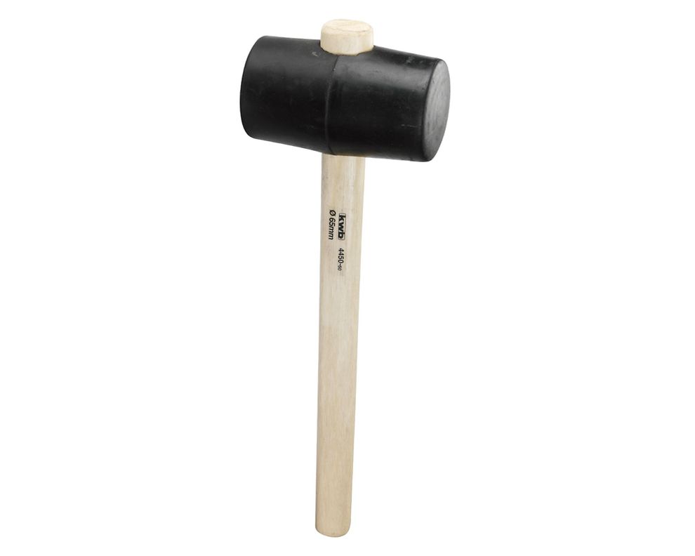 Martillo goma mango madera 65 mm-0