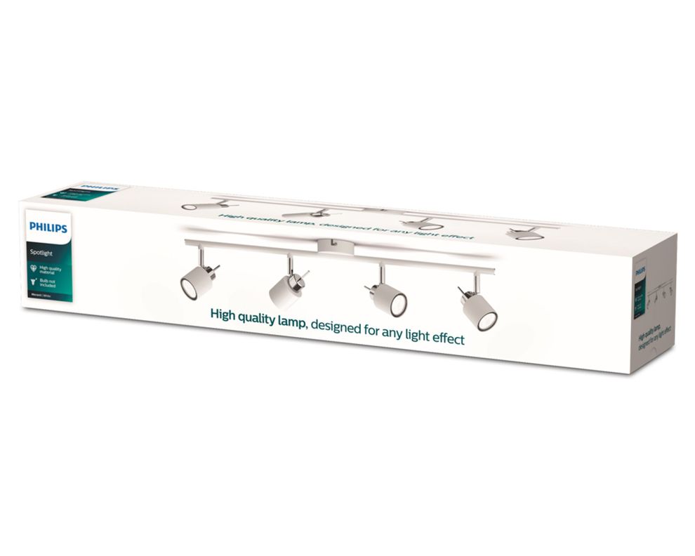 Aplique 35W GU10 4L Meranti blanco-1