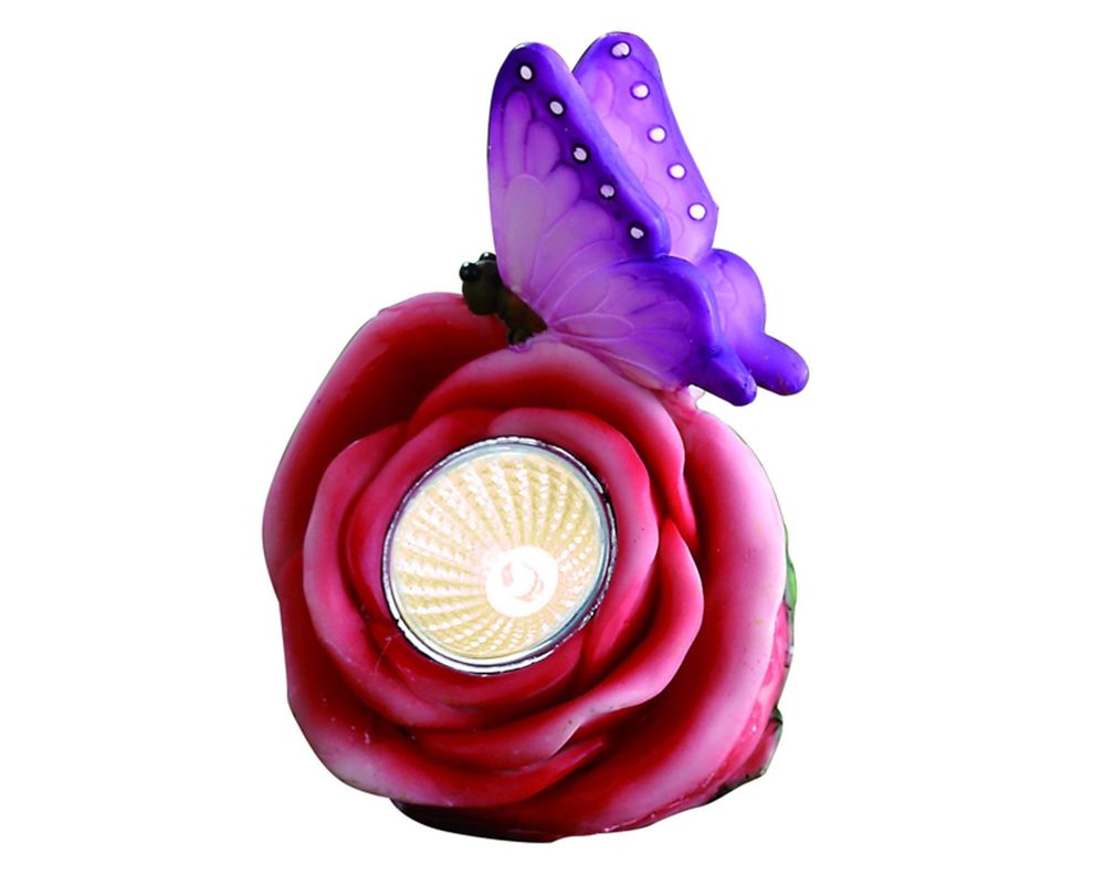 Lámpara solar Flor Led Abitare-1