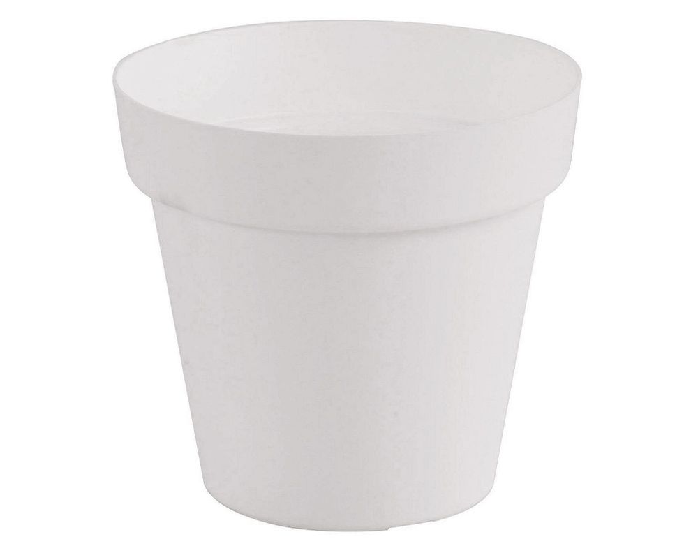 Macetero 20 cm Capri blanco Outzen-0