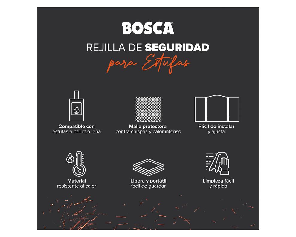 Rejilla de seguridad estufa L 101 61x101 cm-1