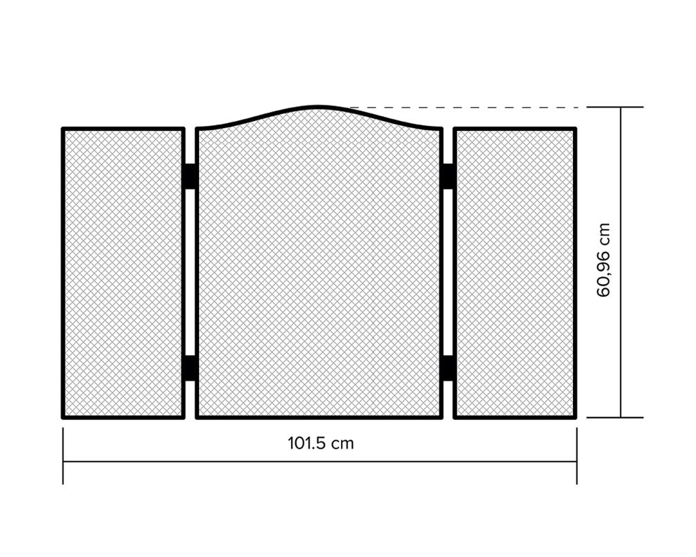 Rejilla de seguridad estufa L 101 61x101 cm-2