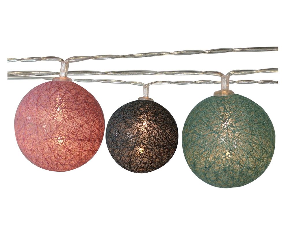 Guirnalda LED decorativa 10L esfera Abitare-1