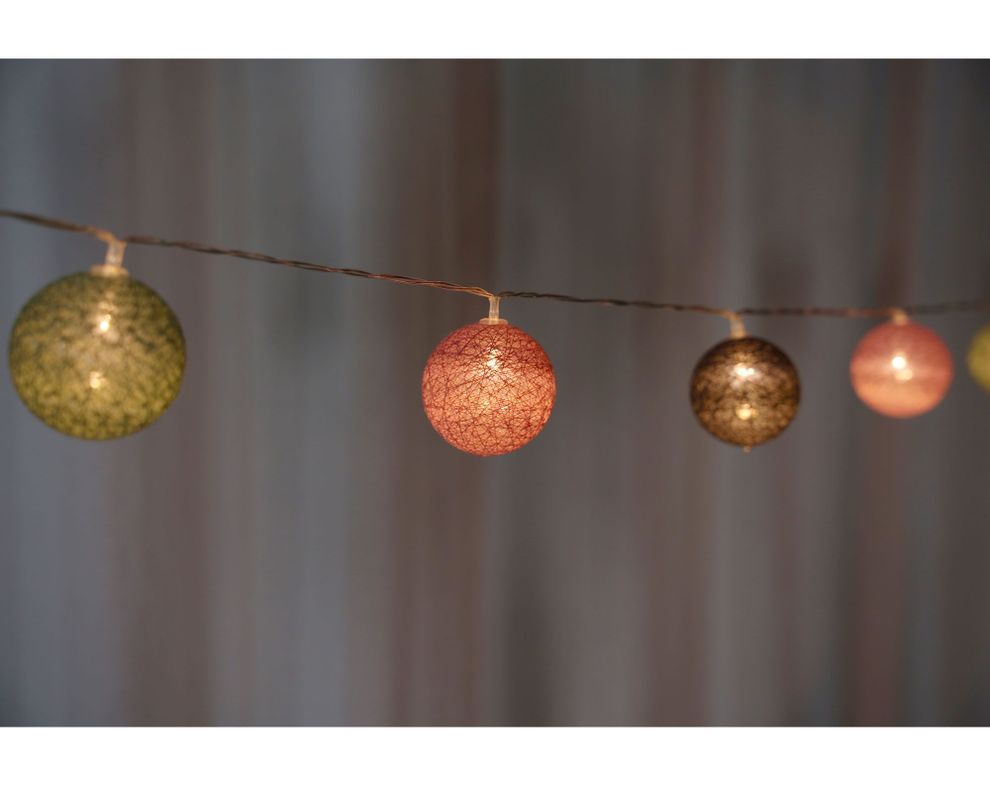 Guirnalda LED decorativa 10L esfera Abitare-3