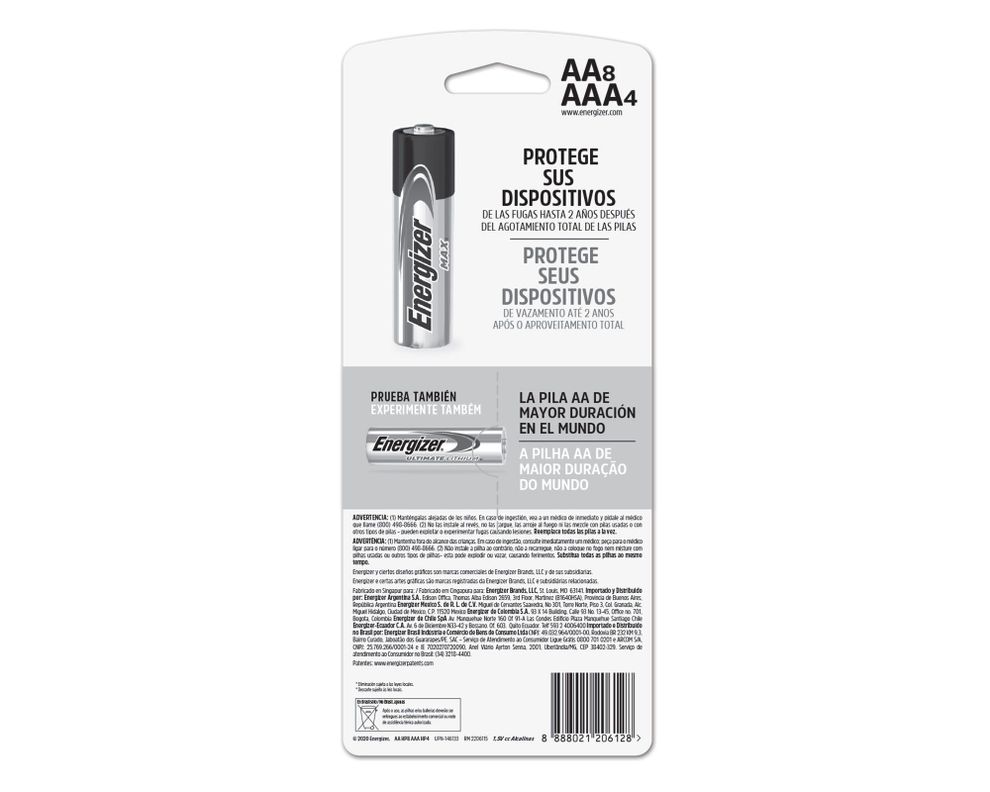 Pila alcalina 10AA + 6AAA Energizer-3
