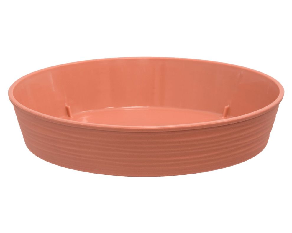 Plato macetero 25 cm Piedra terracota Reyplast-0