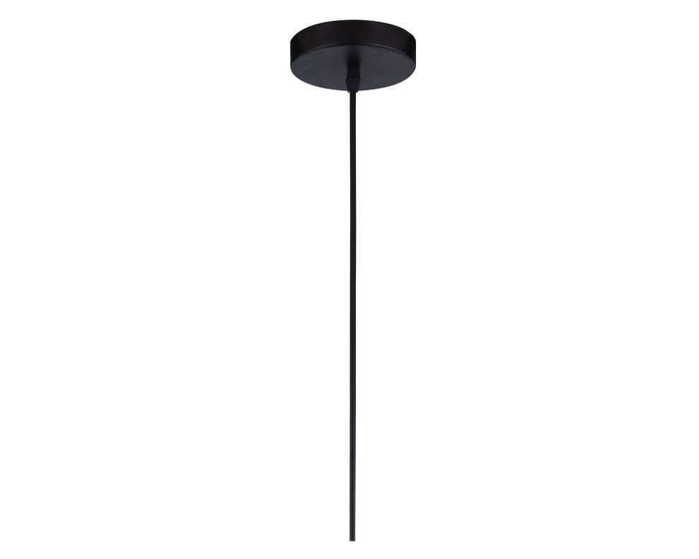 Lámpara colgar 1L E27 León negro Abitare-2