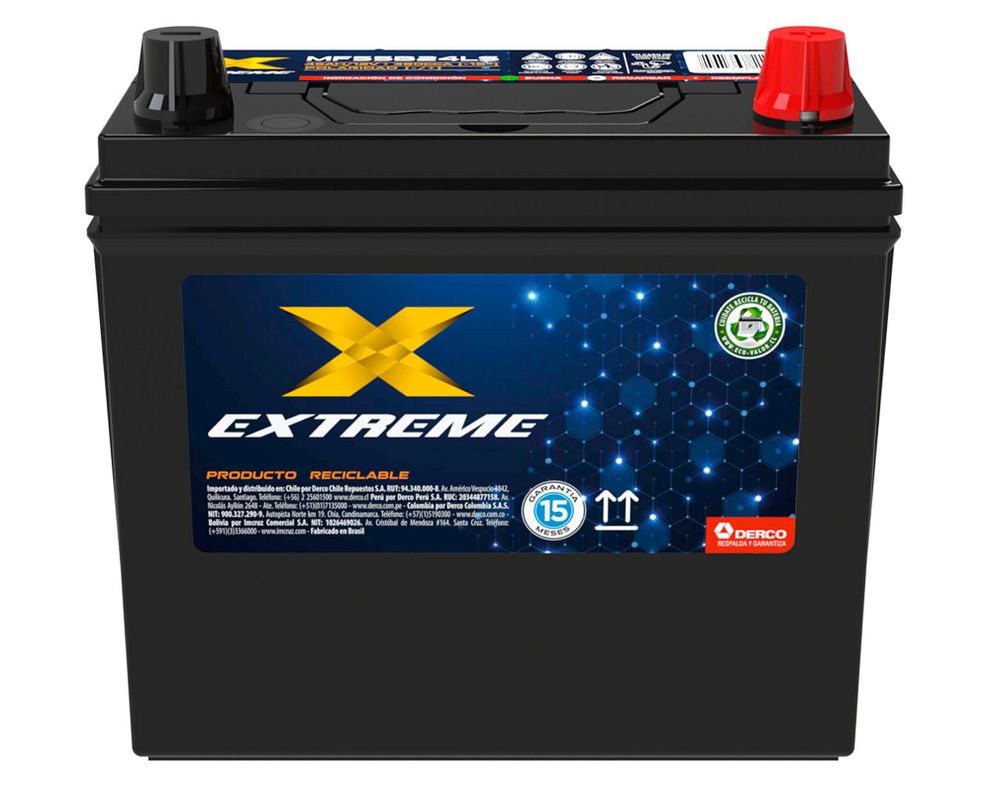 Batería 45AH 380CCA izquierdo MF55B24LS Extreme.-0