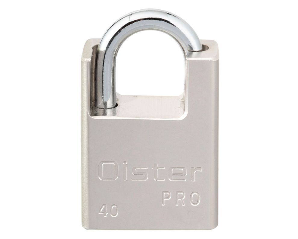 Candado seguridad exterior fierro 40mm PRO Oister-2