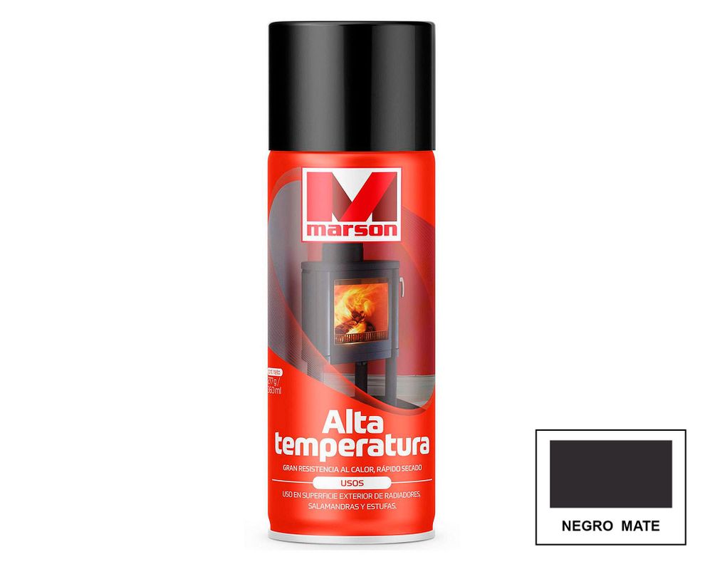 Pintura spray negro Marson-0